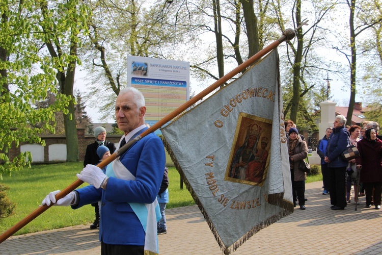 Powitanie ikony MB Częstochowskiej w Głogowcu