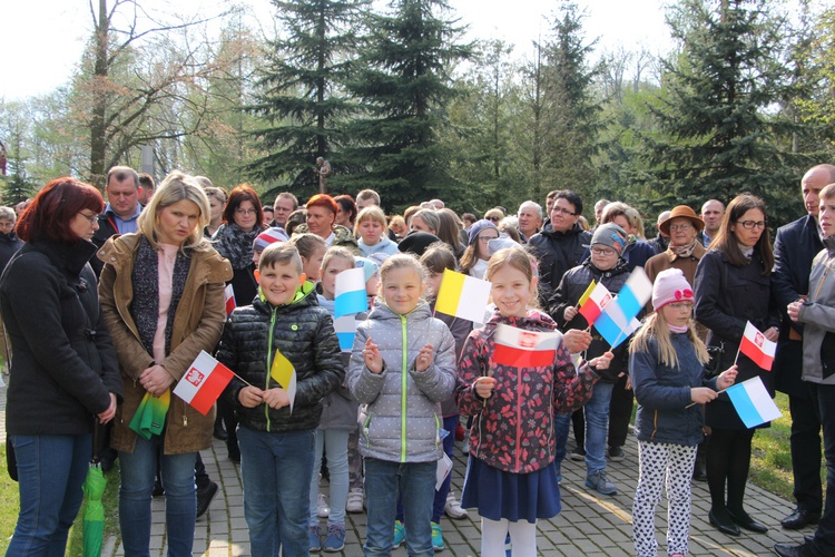 Powitanie ikony MB Częstochowskiej w Głogowcu