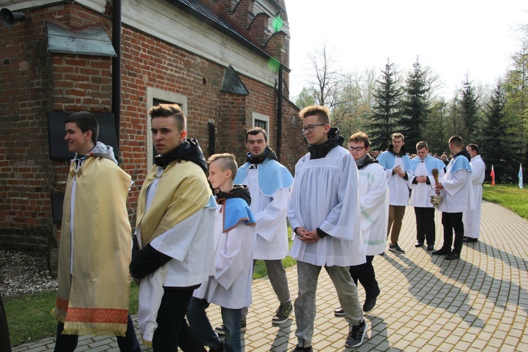 Powitanie ikony MB Częstochowskiej w Głogowcu