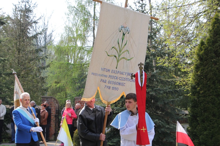 Powitanie ikony MB Częstochowskiej w Głogowcu