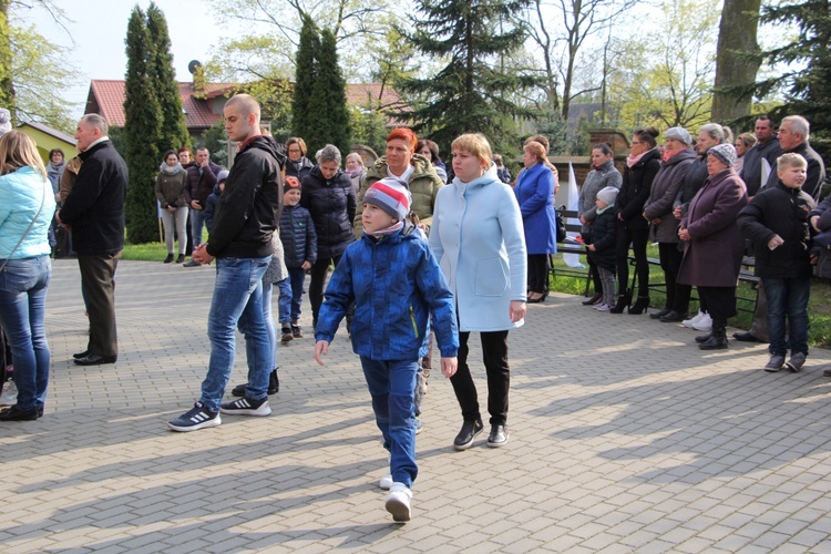 Powitanie ikony MB Częstochowskiej w Głogowcu