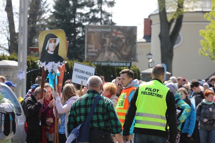 Msza św. na rozpoczęcie 5. pielgrzymki do Łagiewnik