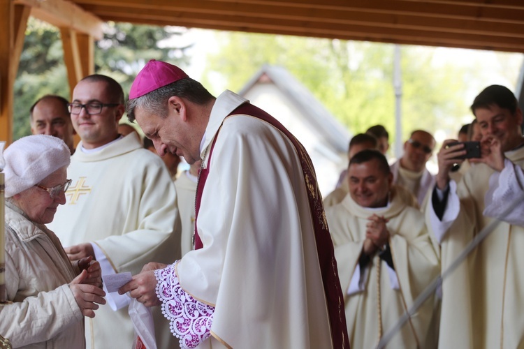 Msza św. na rozpoczęcie 5. pielgrzymki do Łagiewnik