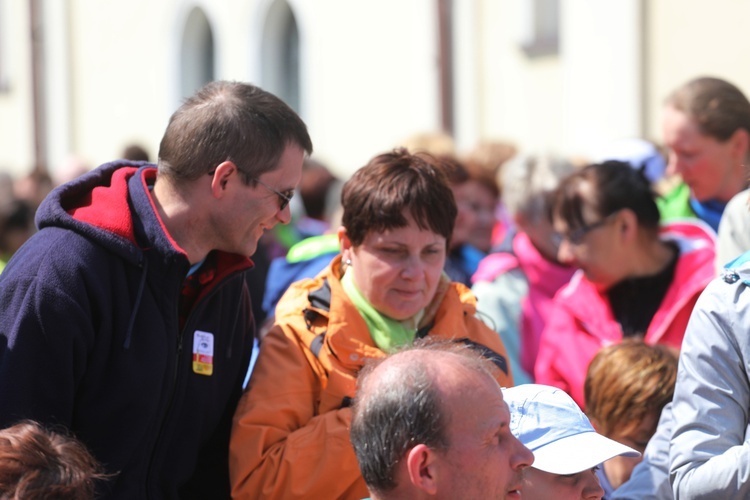 Msza św. na rozpoczęcie 5. pielgrzymki do Łagiewnik