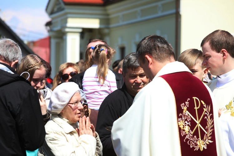 Msza św. na rozpoczęcie 5. pielgrzymki do Łagiewnik