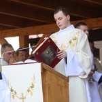 Msza św. na rozpoczęcie 5. pielgrzymki do Łagiewnik