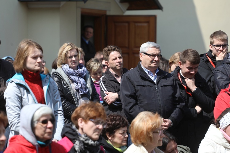 Msza św. na rozpoczęcie 5. pielgrzymki do Łagiewnik