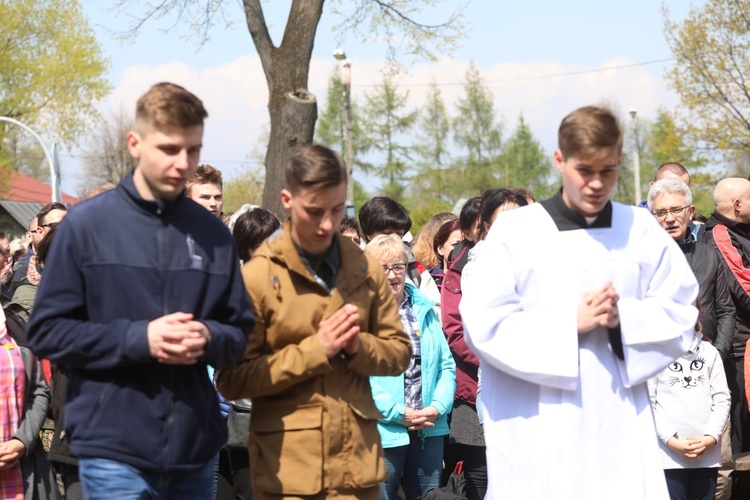 Msza św. na rozpoczęcie 5. pielgrzymki do Łagiewnik