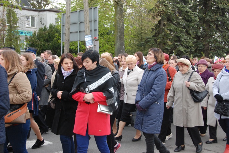 Powitanie ikony MB Częstochowskiej w Łaniętach