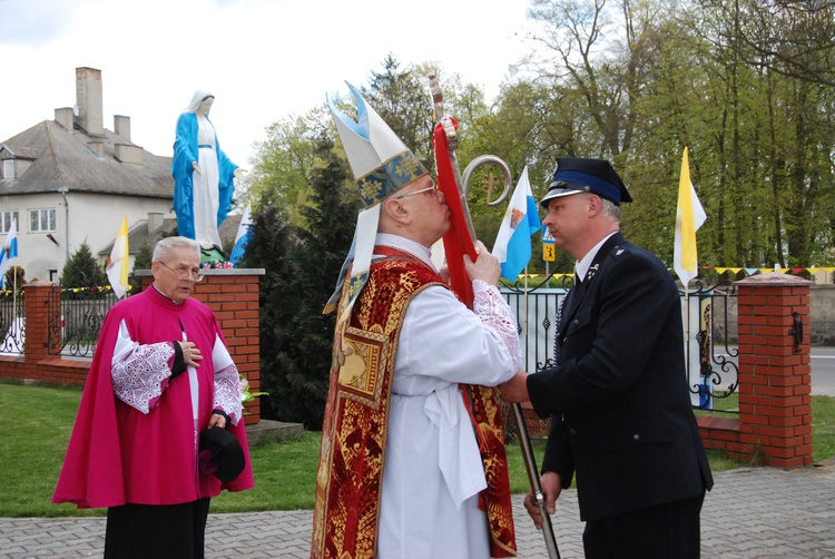 Powitanie ikony MB Częstochowskiej w Łaniętach