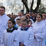 Powitanie ikony MB Częstochowskiej w Łaniętach