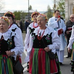 Powitanie ikony MB Częstochowskiej w Łaniętach