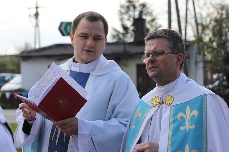 Powitanie ikony MB Częstochowskiej w Łaniętach