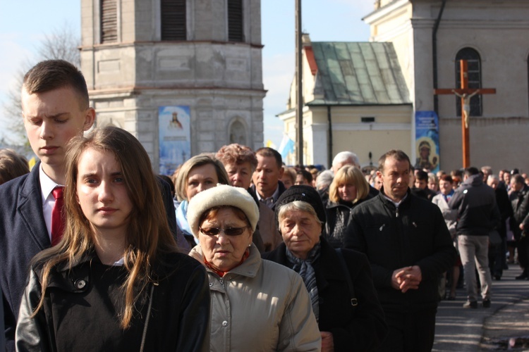 Powitanie ikony MB Częstochowskiej w Łaniętach