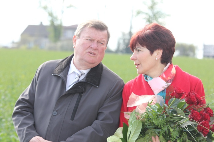 Powitanie ikony MB Częstochowskiej w Łaniętach