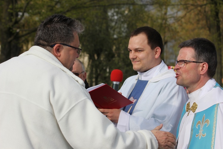 Powitanie ikony MB Częstochowskiej w Łaniętach