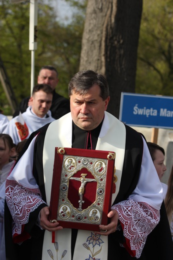 Powitanie ikony MB Częstochowskiej w Łaniętach