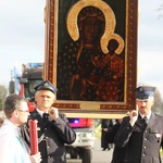 Powitanie ikony MB Częstochowskiej w Łaniętach