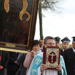 Powitanie ikony MB Częstochowskiej w Łaniętach