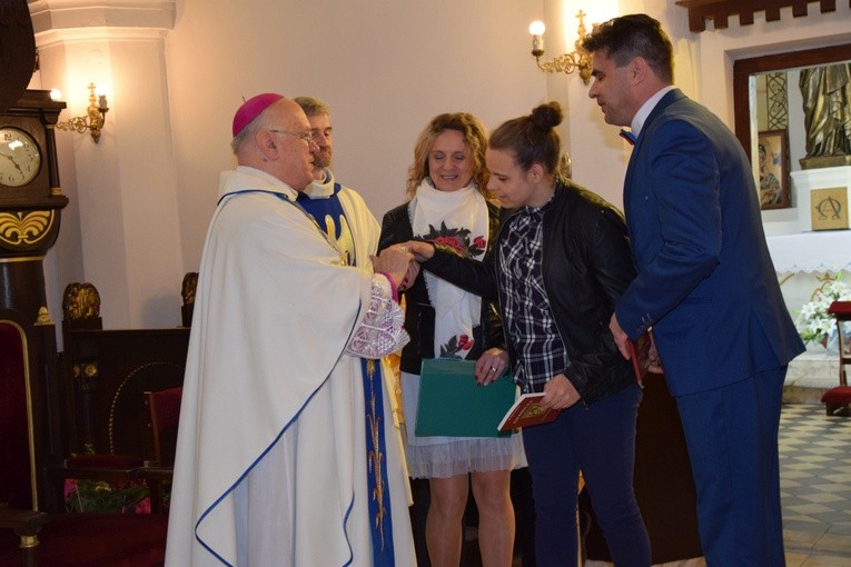Powitanie ikony MB Częstochowskiej w Strzelcach