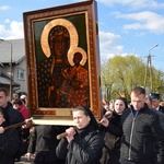 Powitanie ikony MB Częstochowskiej w Strzelcach