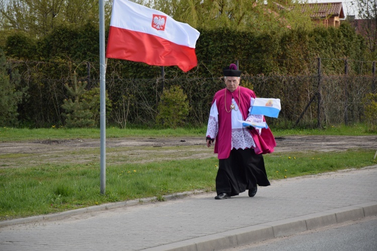 Powitanie ikony MB Częstochowskiej w Strzelcach