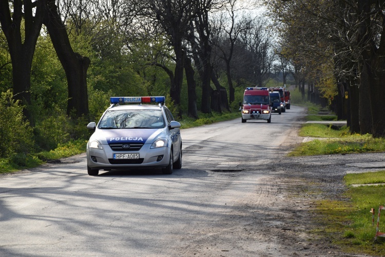 Powitanie ikony MB Częstochowskiej w Strzelcach