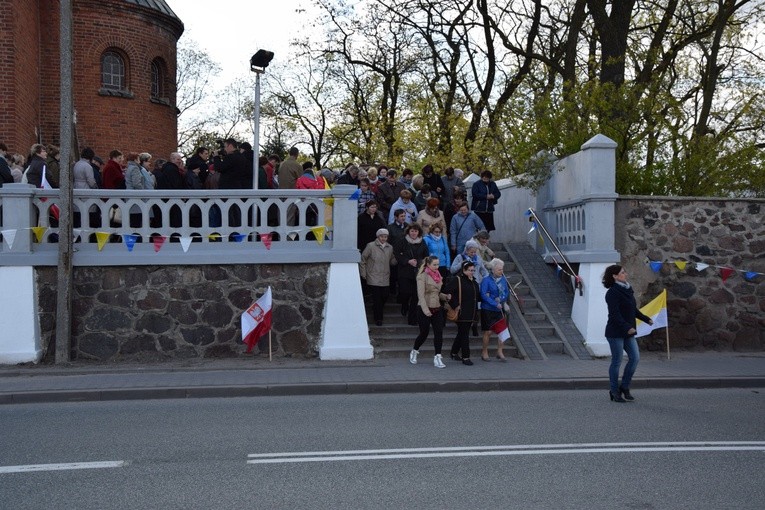 Powitanie ikony MB Częstochowskiej w Strzelcach