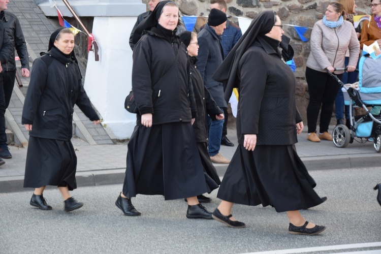 Powitanie ikony MB Częstochowskiej w Strzelcach