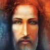 Obraz powstał przez nałożenie na siebie 33 wyobrażeń Jezusa.