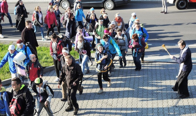 Powitanie pielgrzymów w Wysokiej 2017