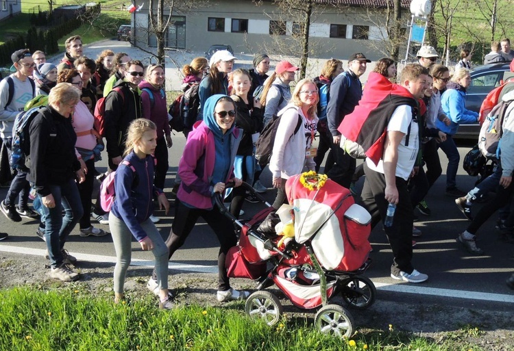 Powitanie pielgrzymów w Wysokiej 2017