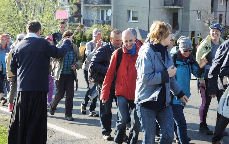 Powitanie pielgrzymów w Wysokiej 2017