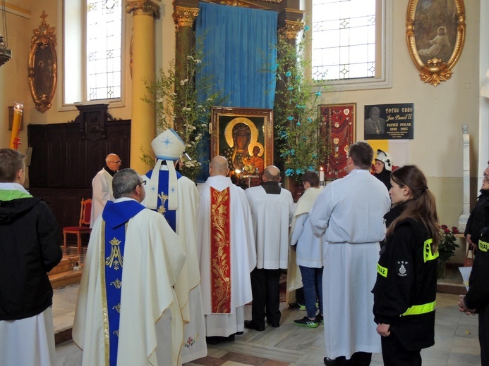 Powitanie ikony MB Częstochowskiej w Mnichu