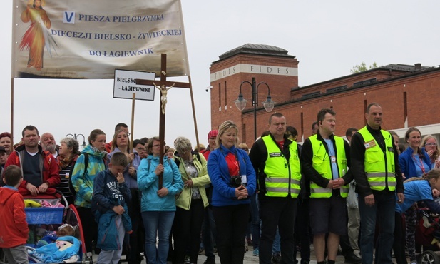 Pielgrzymi w Centrum Jana Pawła II