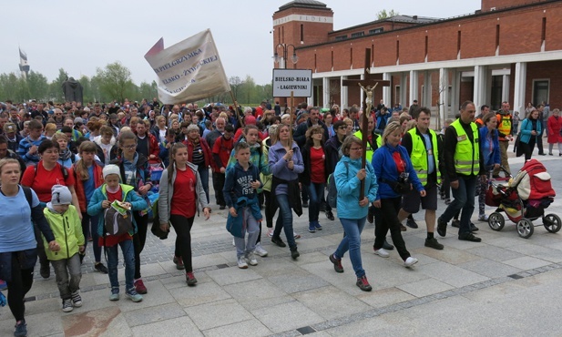 Pielgrzymi w Centrum Jana Pawła II