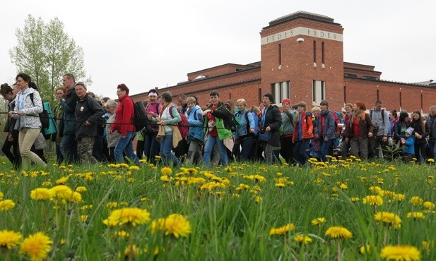 Pielgrzymi w Centrum Jana Pawła II