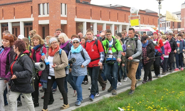 Pielgrzymi w Centrum Jana Pawła II