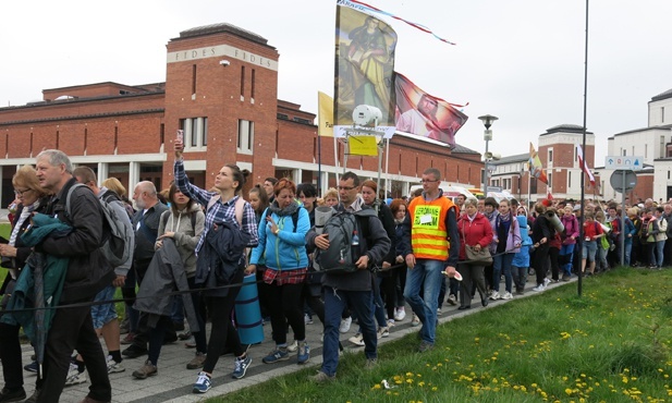 Pielgrzymi w Centrum Jana Pawła II