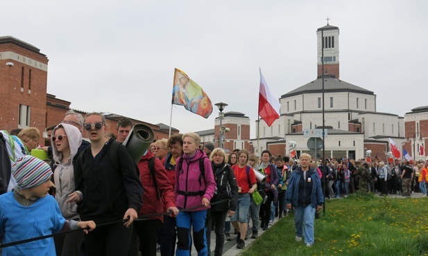 Pielgrzymi w Centrum Jana Pawła II