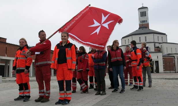 Pielgrzymi w Centrum Jana Pawła II