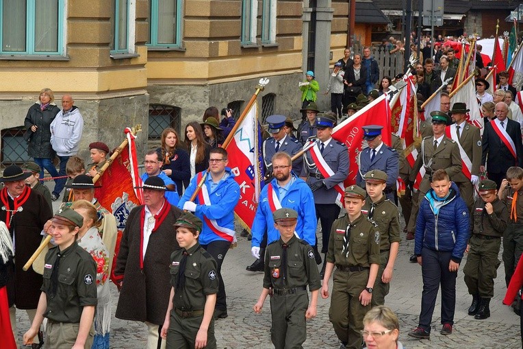 Uroczystości wspomnieniowe Konstytucji 3 Maja w Zakopanem