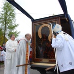 Powitanie ikony MB Częstochowskiej w Nowem