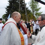 Powitanie ikony MB Częstochowskiej w Nowem