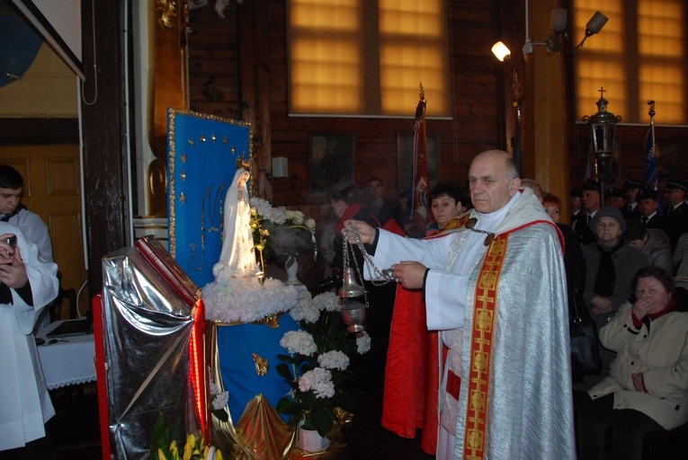 Powitanie ikony MB Częstochowskiej w Nowem