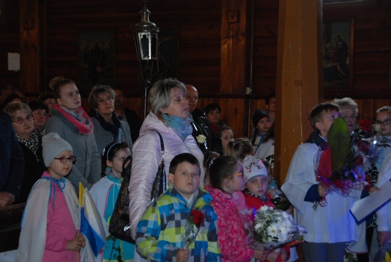Powitanie ikony MB Częstochowskiej w Nowem