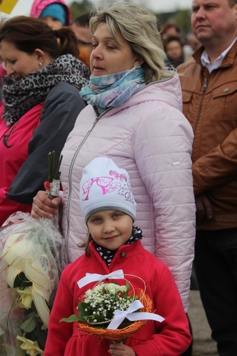 Powitanie ikony MB Częstochowskiej w Nowem