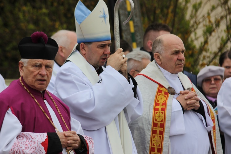 Powitanie ikony MB Częstochowskiej w Nowem