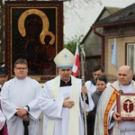 Powitanie ikony MB Częstochowskiej w Nowem