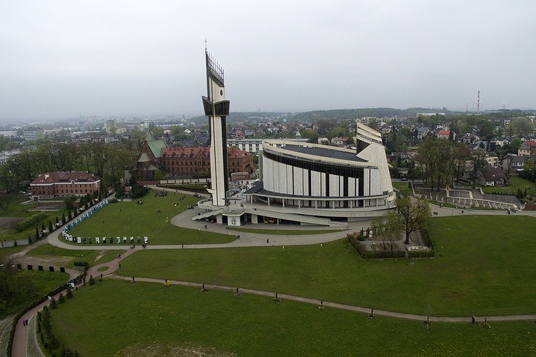 Pielgrzymi z lotu ptaka...